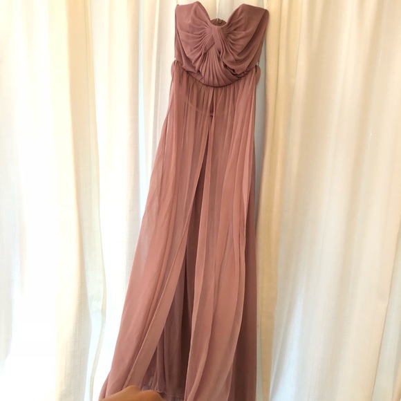 David’s Bridal Versa bridesmaid dress.Color Quarts - Picture 4 of 8